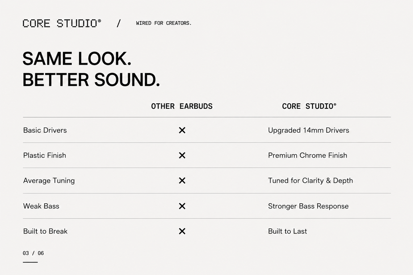 CHROME EARBUDS