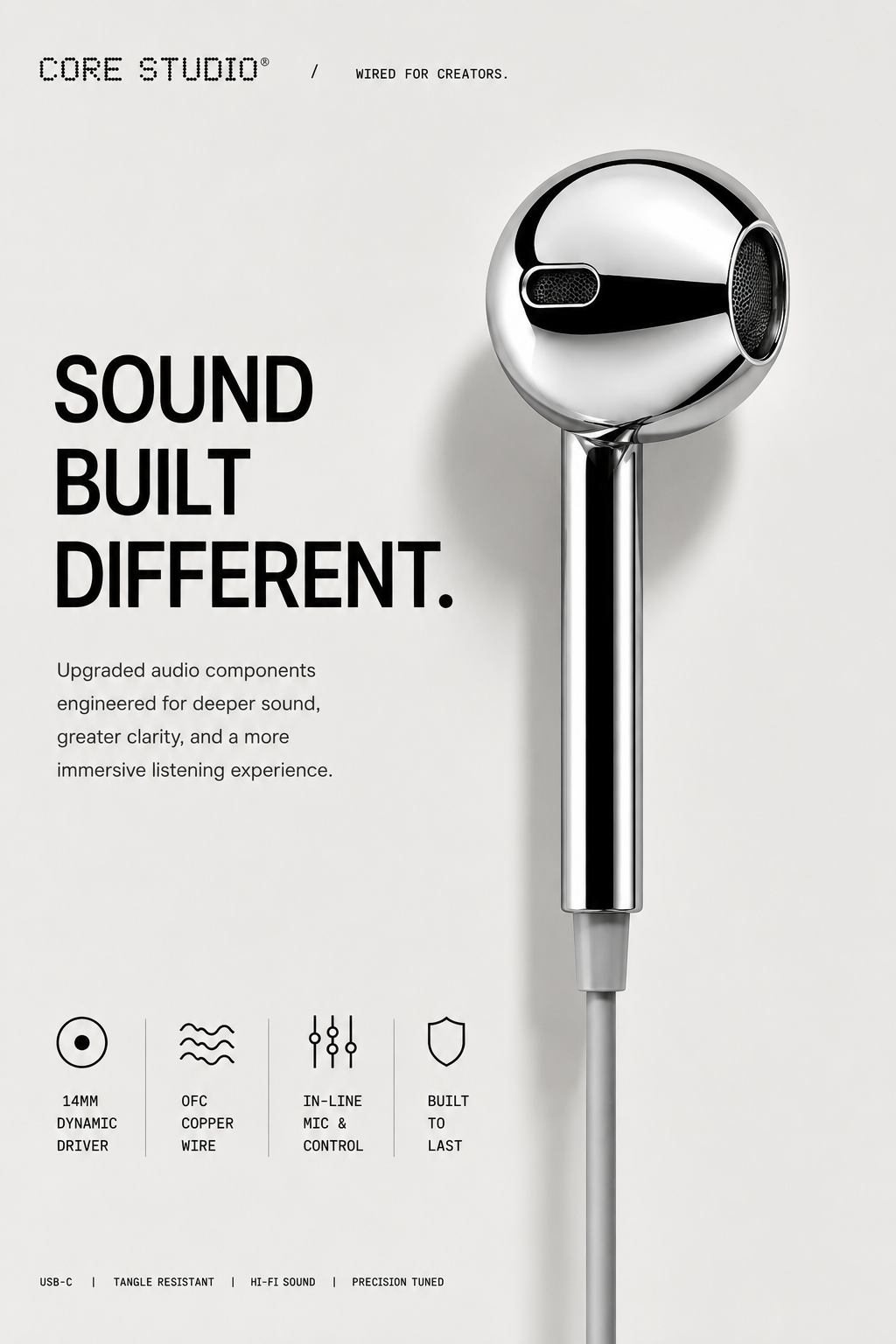 CHROME EARBUDS
