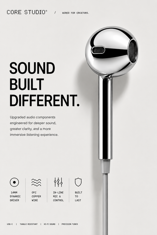 CHROME EARBUDS