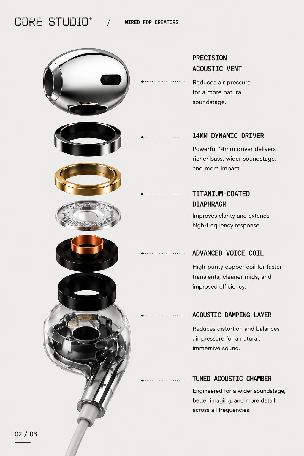 CHROME EARBUDS